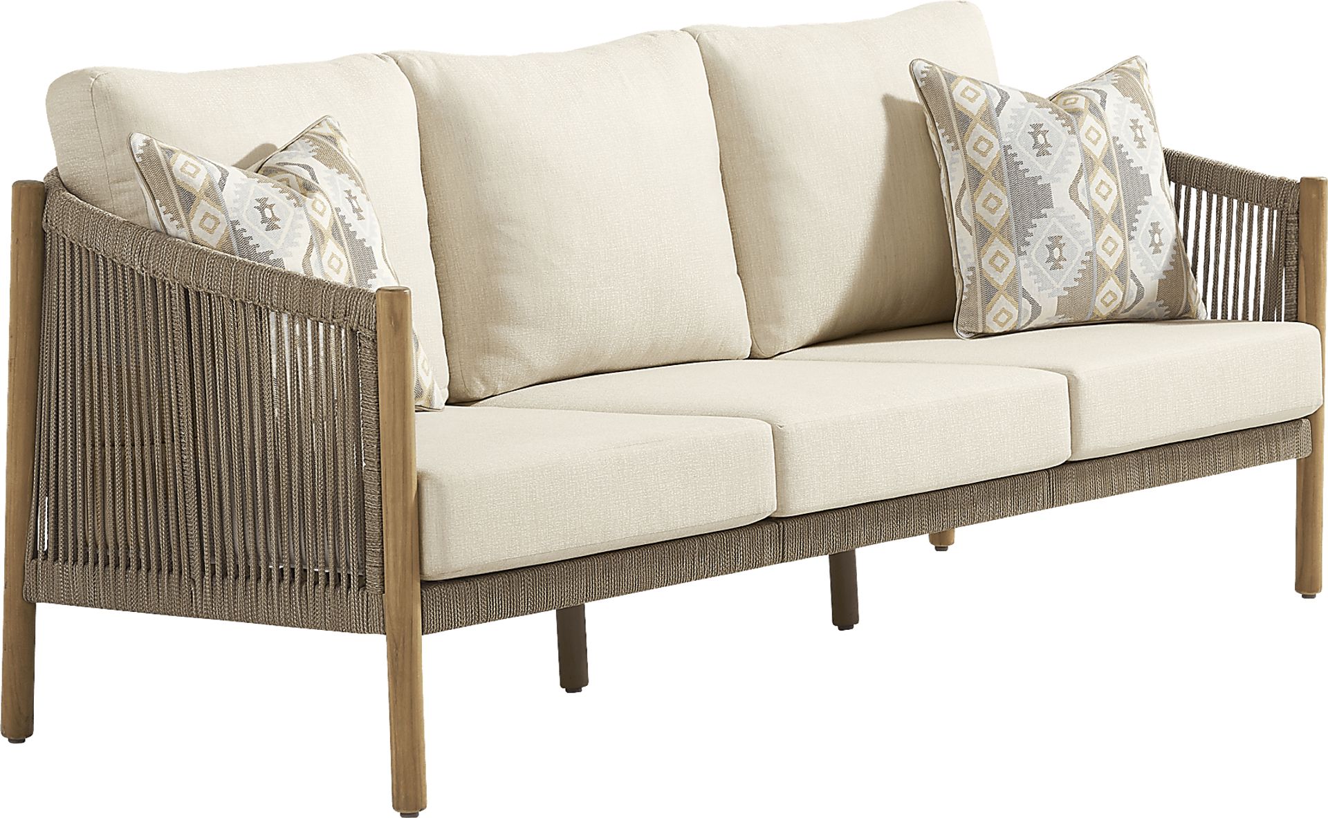 Koda Beige 4 Pc Outdoor Seating Set - Image 3