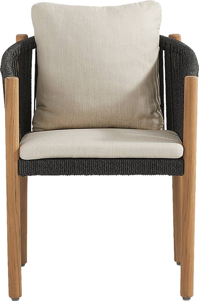 Koda Charcoal Outdoor Arm Chair - Thumbnail - Image 2