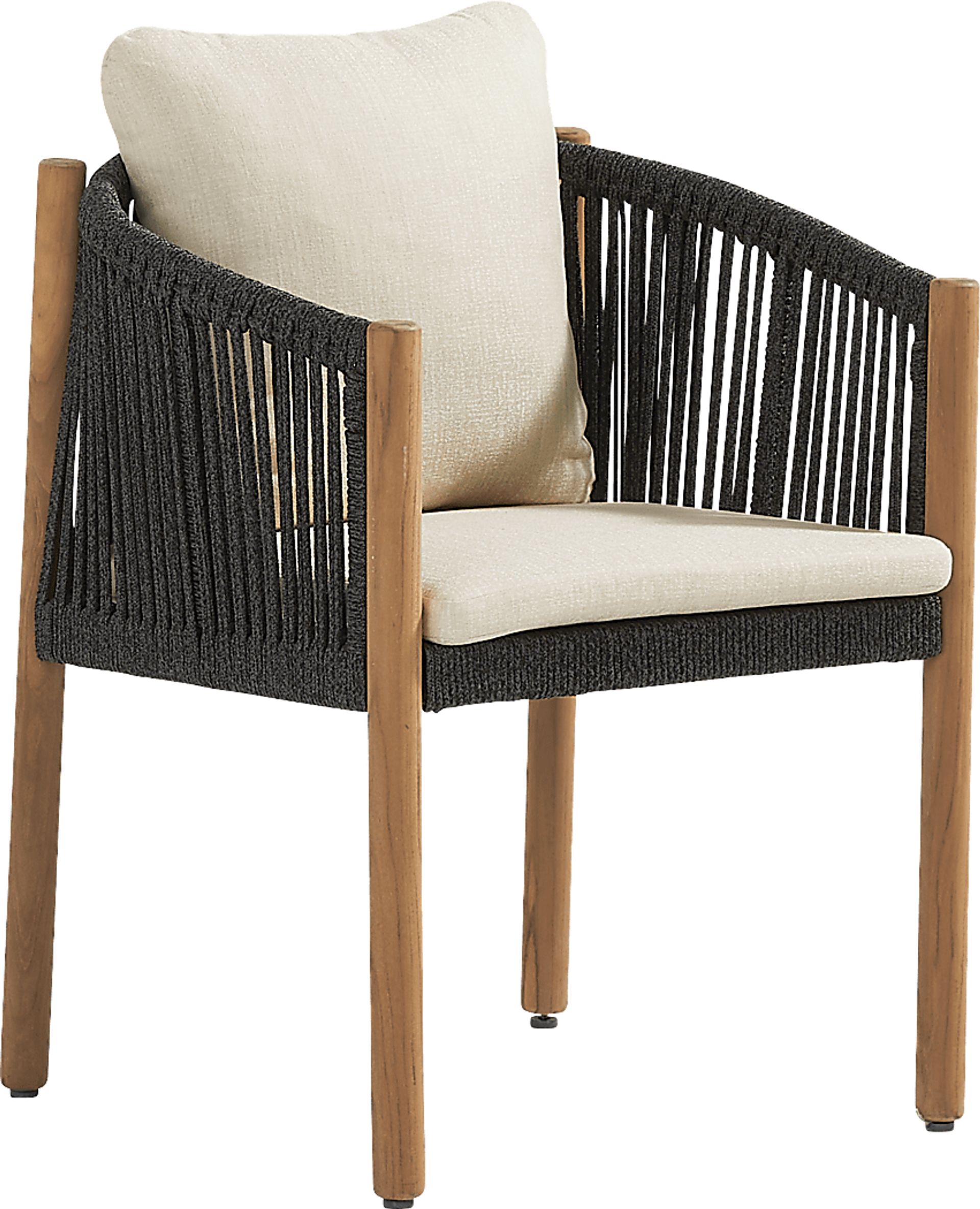 Koda Charcoal Outdoor Arm Chair - Image 1