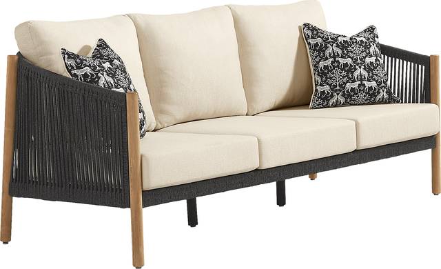 Koda Charcoal 3 Pc Outdoor Seating Set - Thumbnail - Image 3