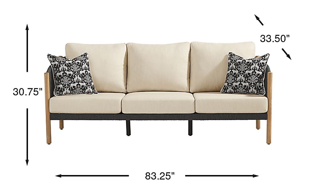 Koda Charcoal Outdoor Sofa