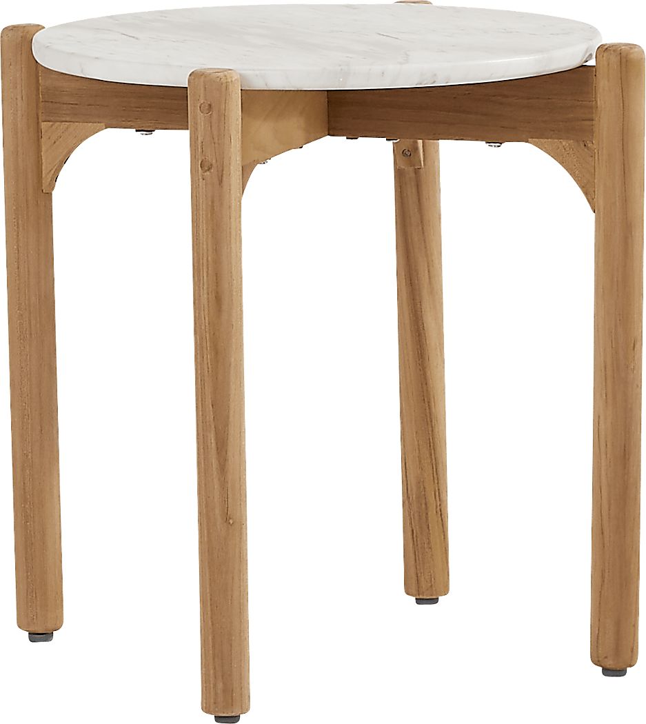Koda White End Table