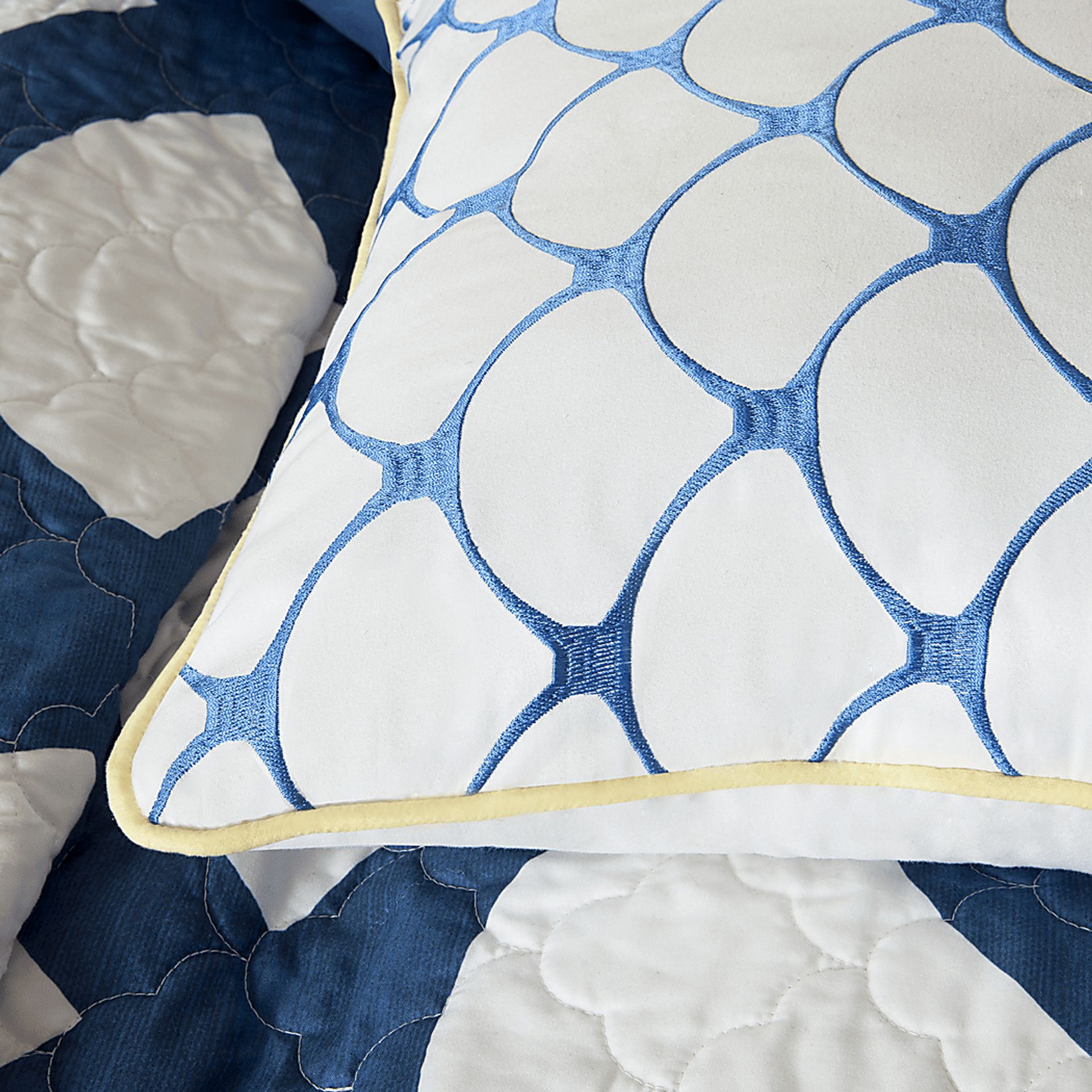 Kokomo Blue 6 Pc King Coverlet Set - Image 3