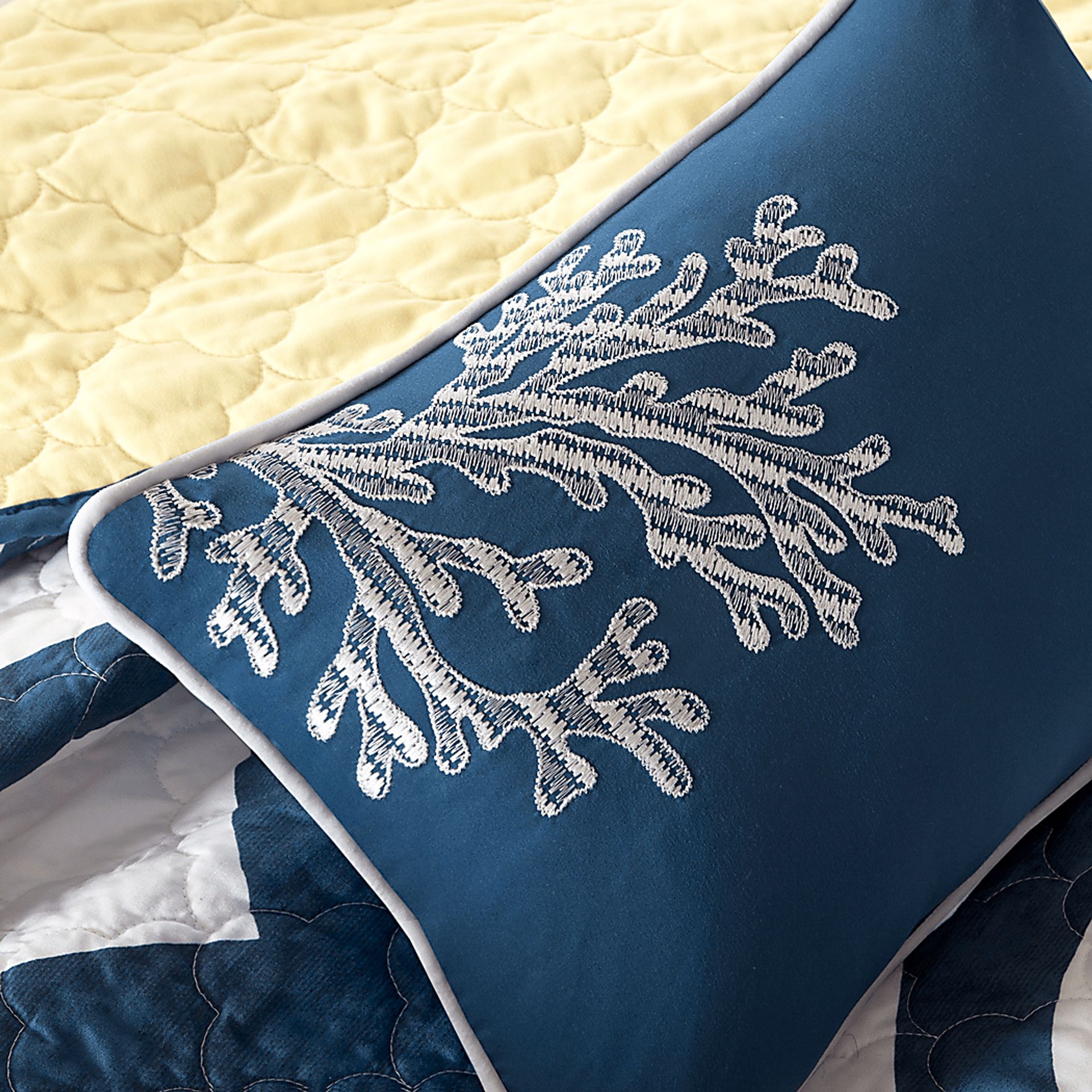 Kokomo Blue 6 Pc King Coverlet Set - Image 4