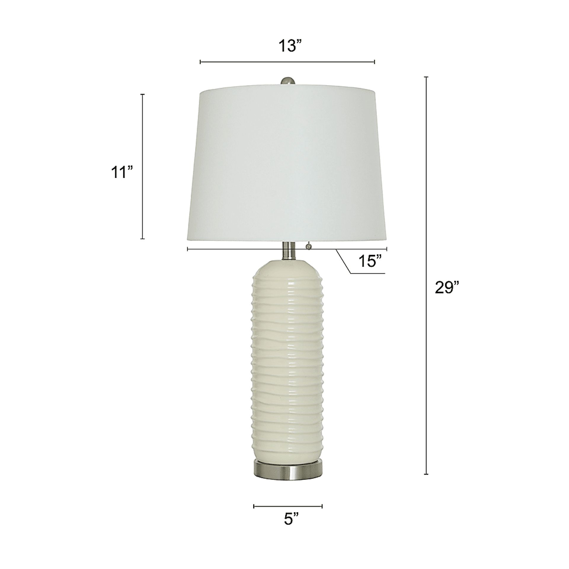 Kolae Cream Lamp - Image 3