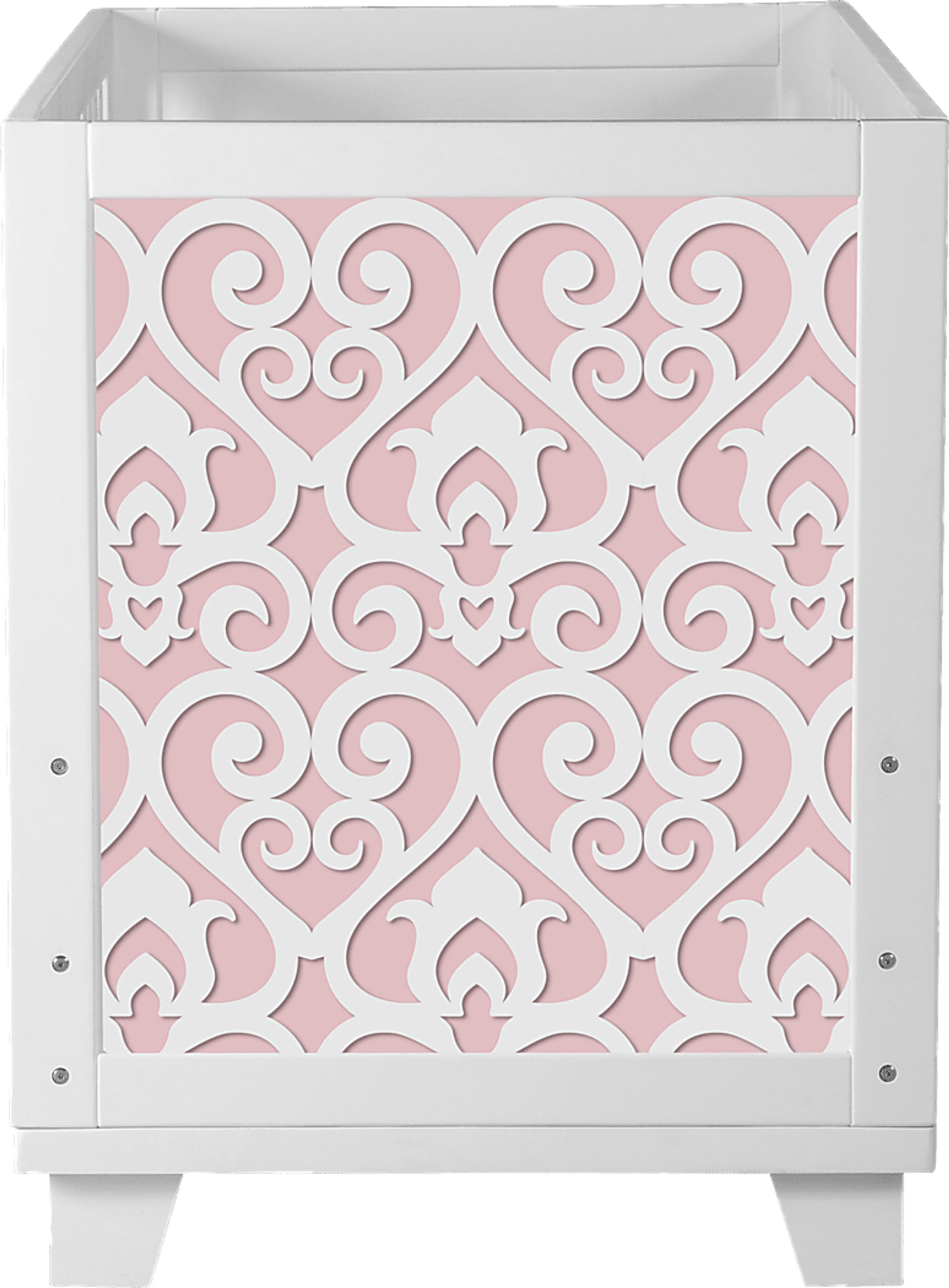 Kolino White Crib with Belle Panels - Image 1