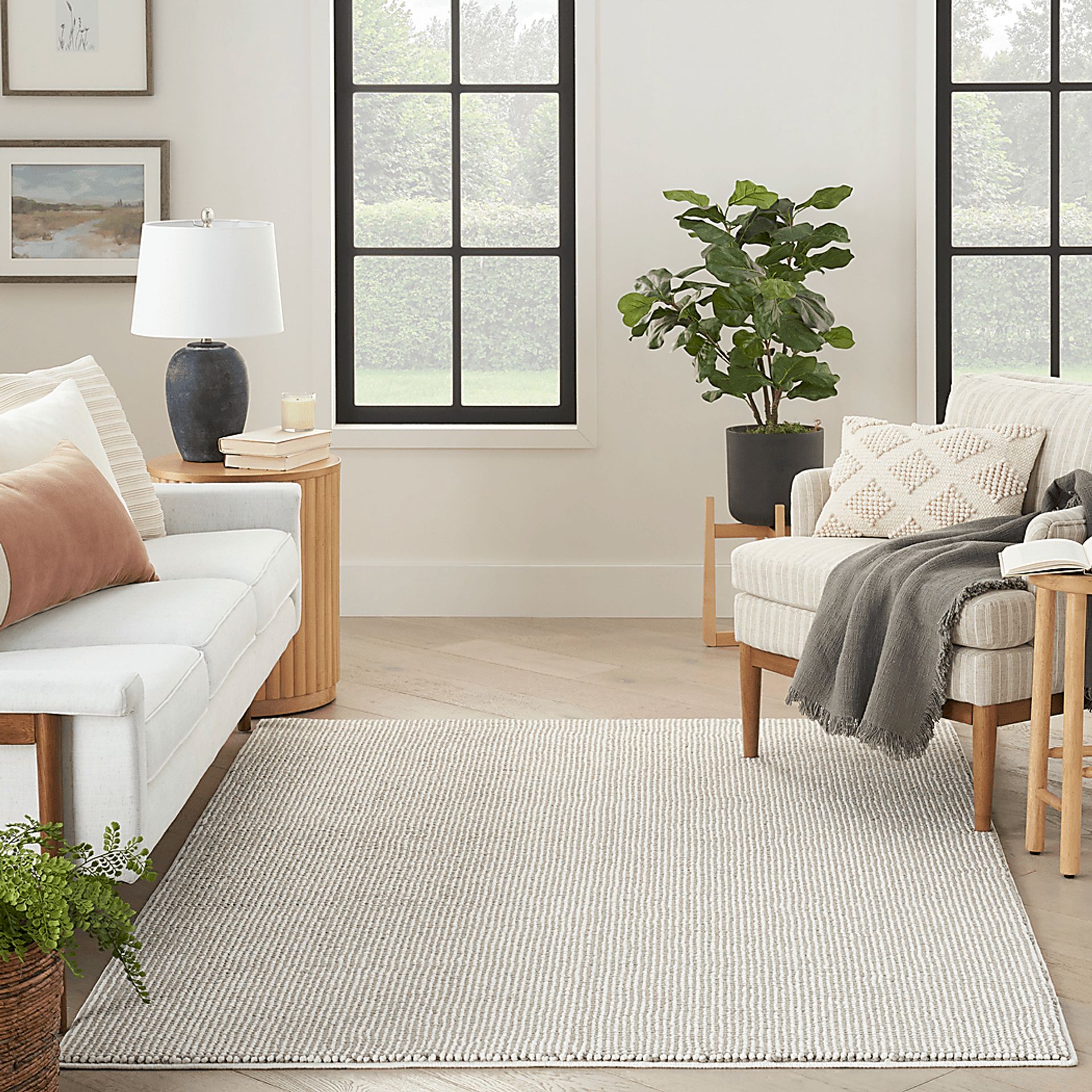 Kolley Mocha 5'3 x 7' Rug - Image 2