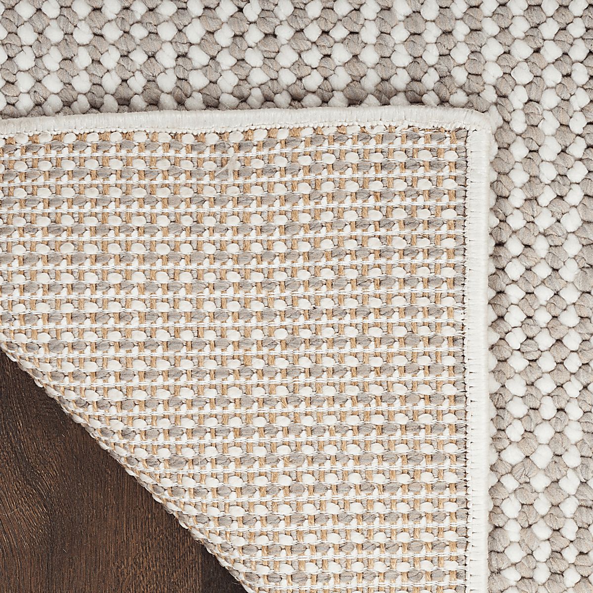 Kolley Mocha Brown Rug | Rooms to Go