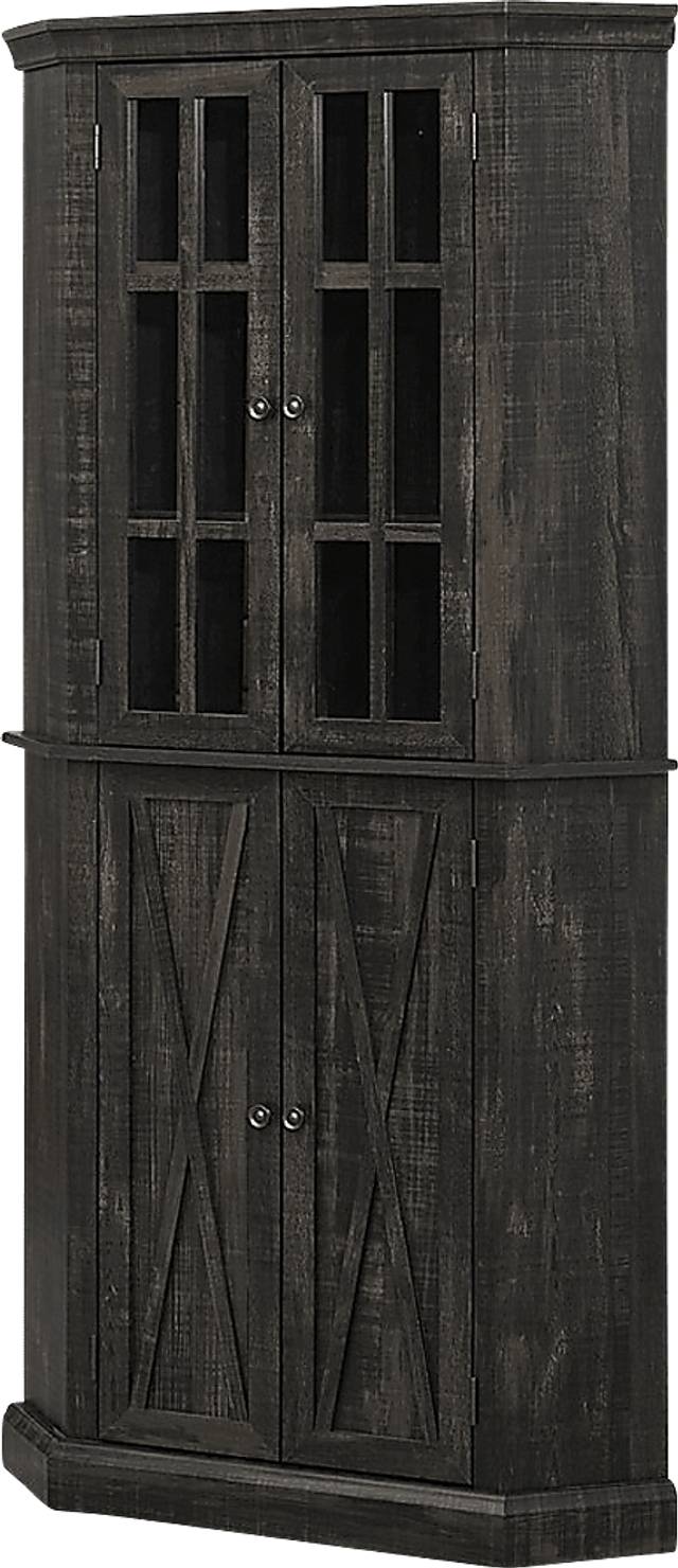 Kolman Charcoal Bar Cabinet - Thumbnail - Image 2