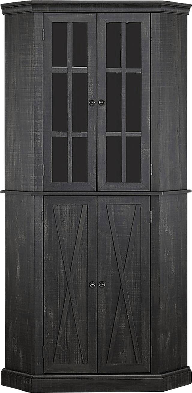 Kolman Charcoal Bar Cabinet - Thumbnail - Image 3
