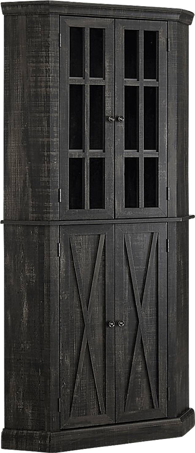 Kolman Charcoal Bar Cabinet - Thumbnail - Image 1