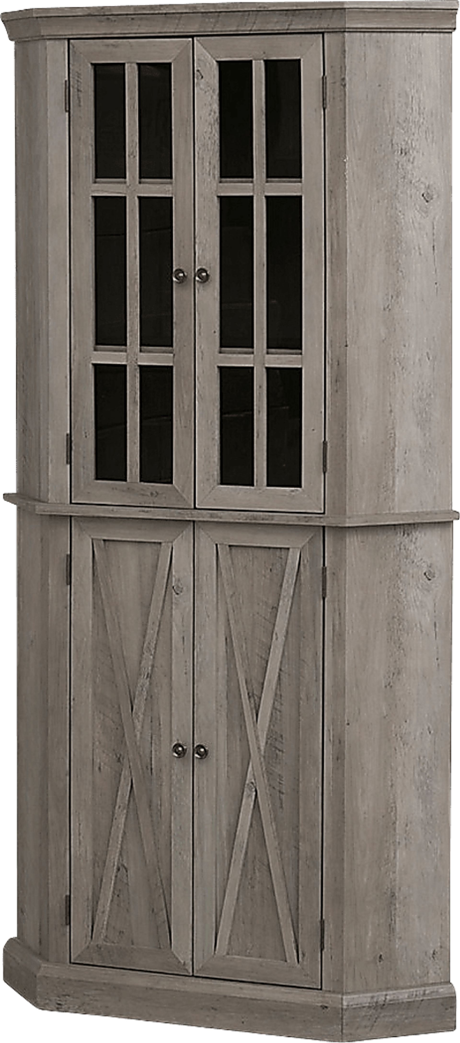 Kolman Gray Bar Cabinet - Image 4