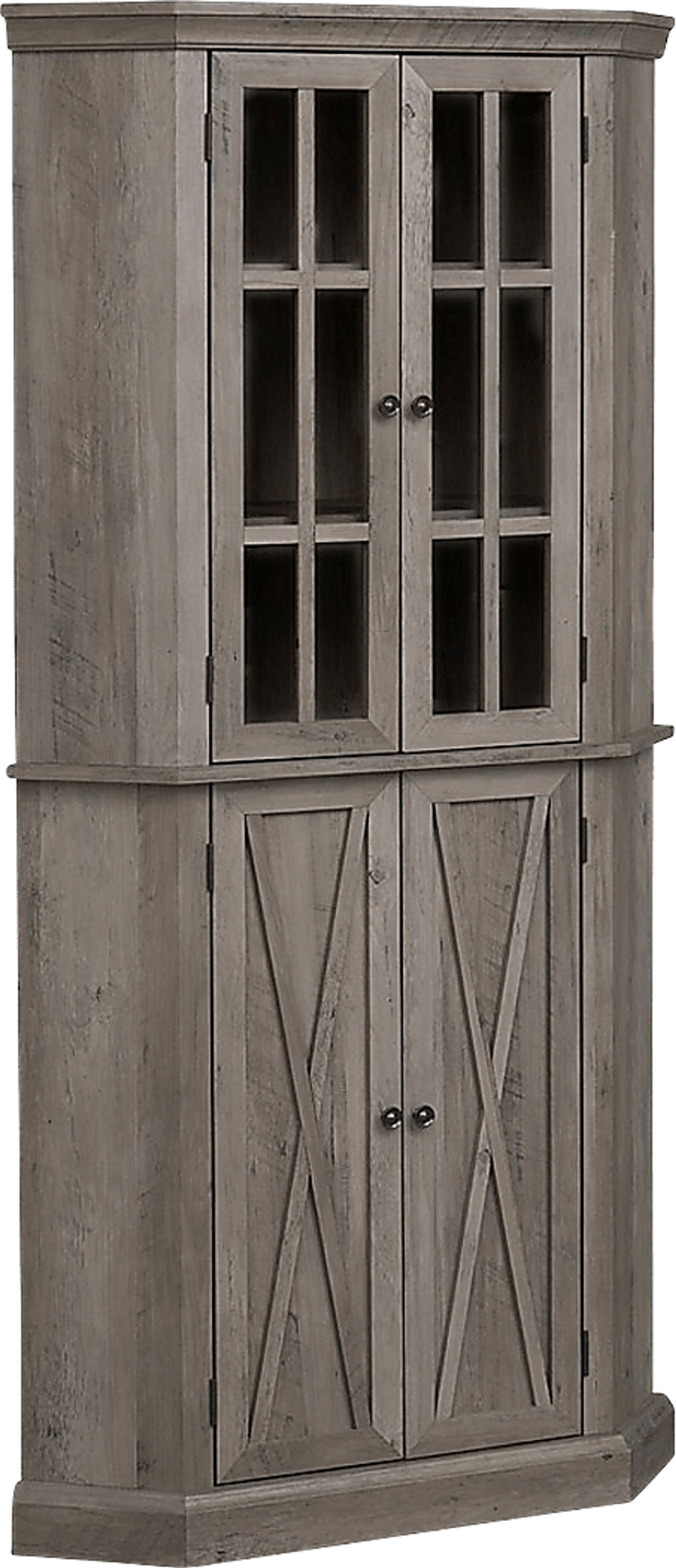Kolman Gray Bar Cabinet - Image 1