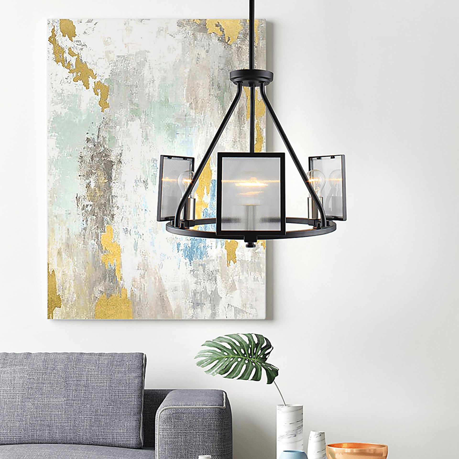 Komo Mai Black Chandelier - Image 2
