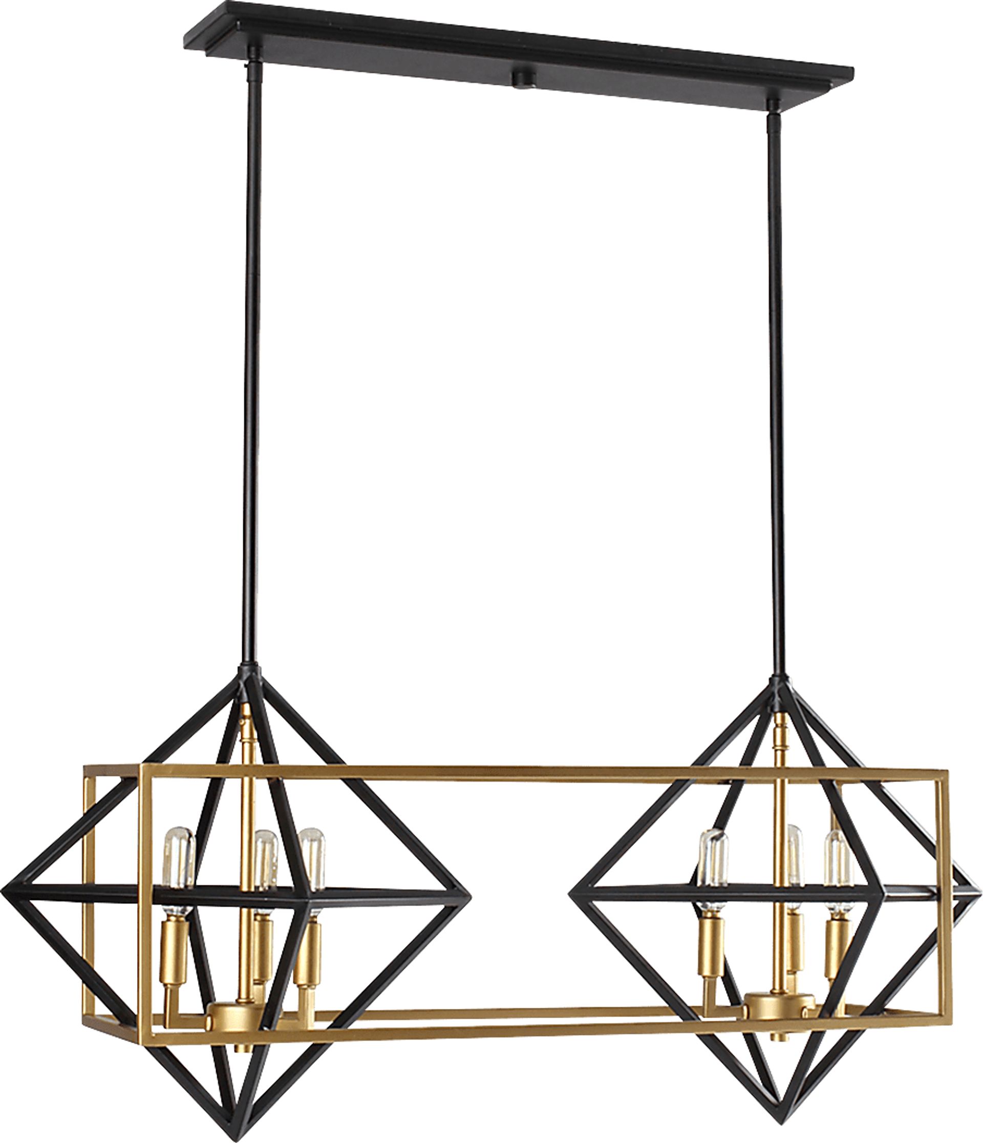 Kona Alley Gold Chandelier - Image 1
