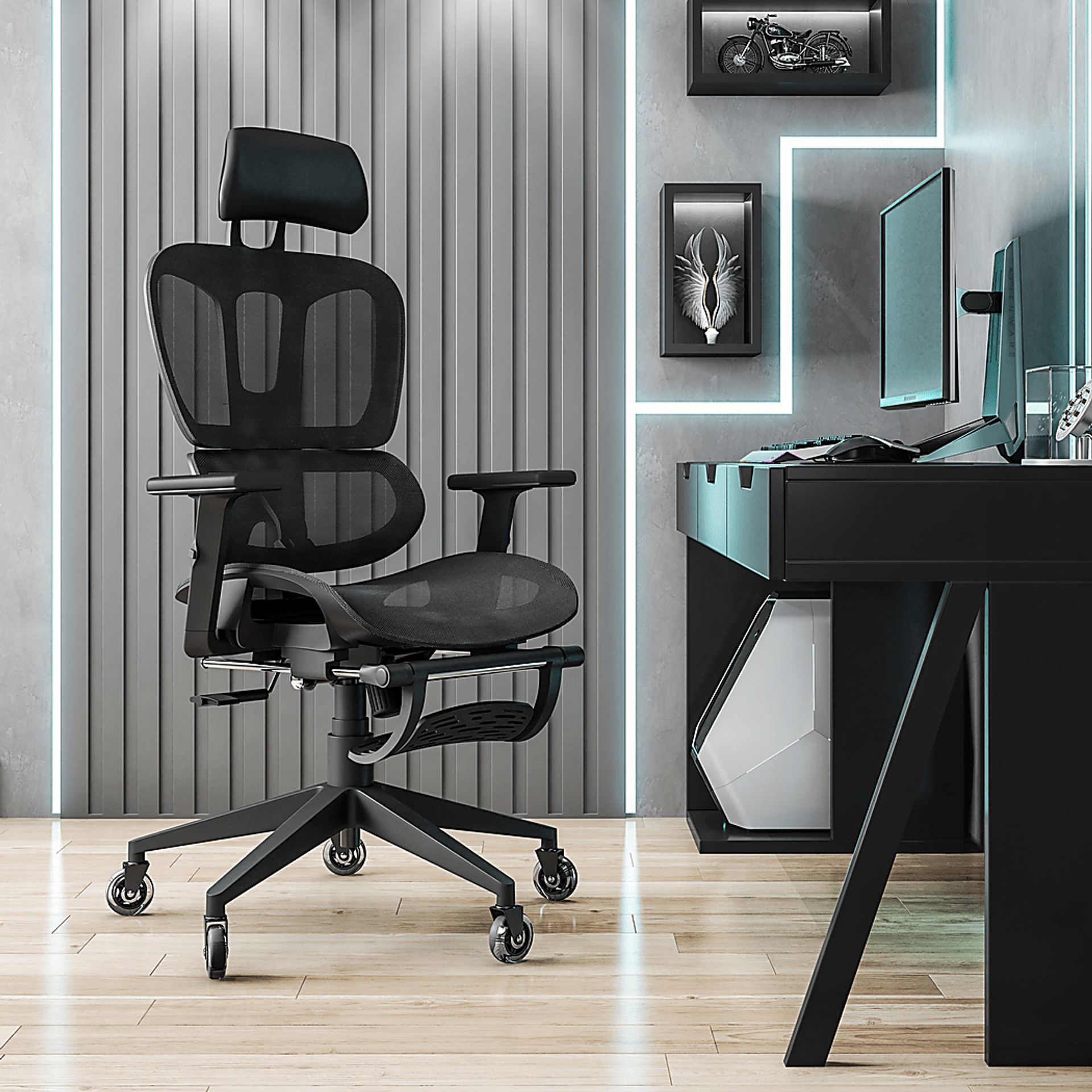 Konai Black Gaming Chair - Image 11