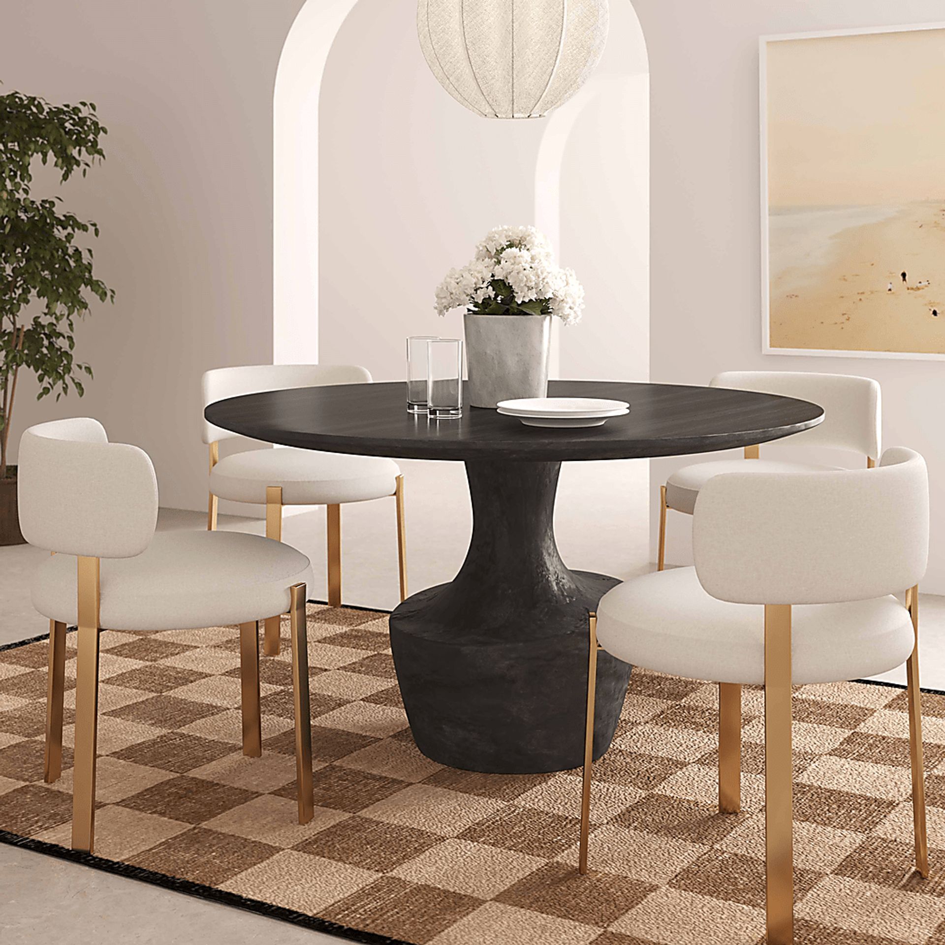Kondelin Black Dining Table - Image 2
