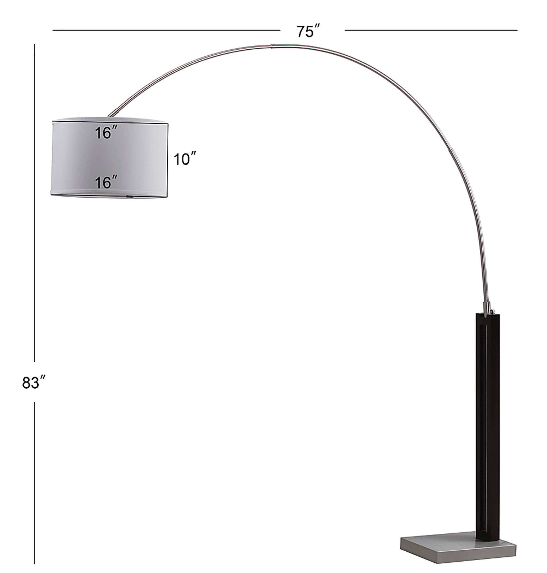Konkel Place Black Floor Lamp - Image 2