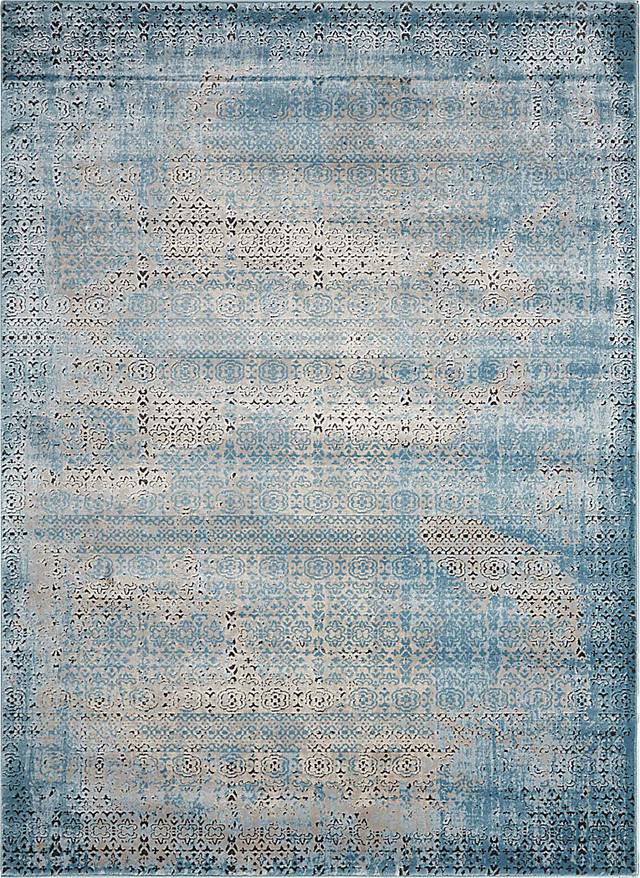 Konnie Blue 5'3 x 7'4 Rug - Thumbnail - Image 1