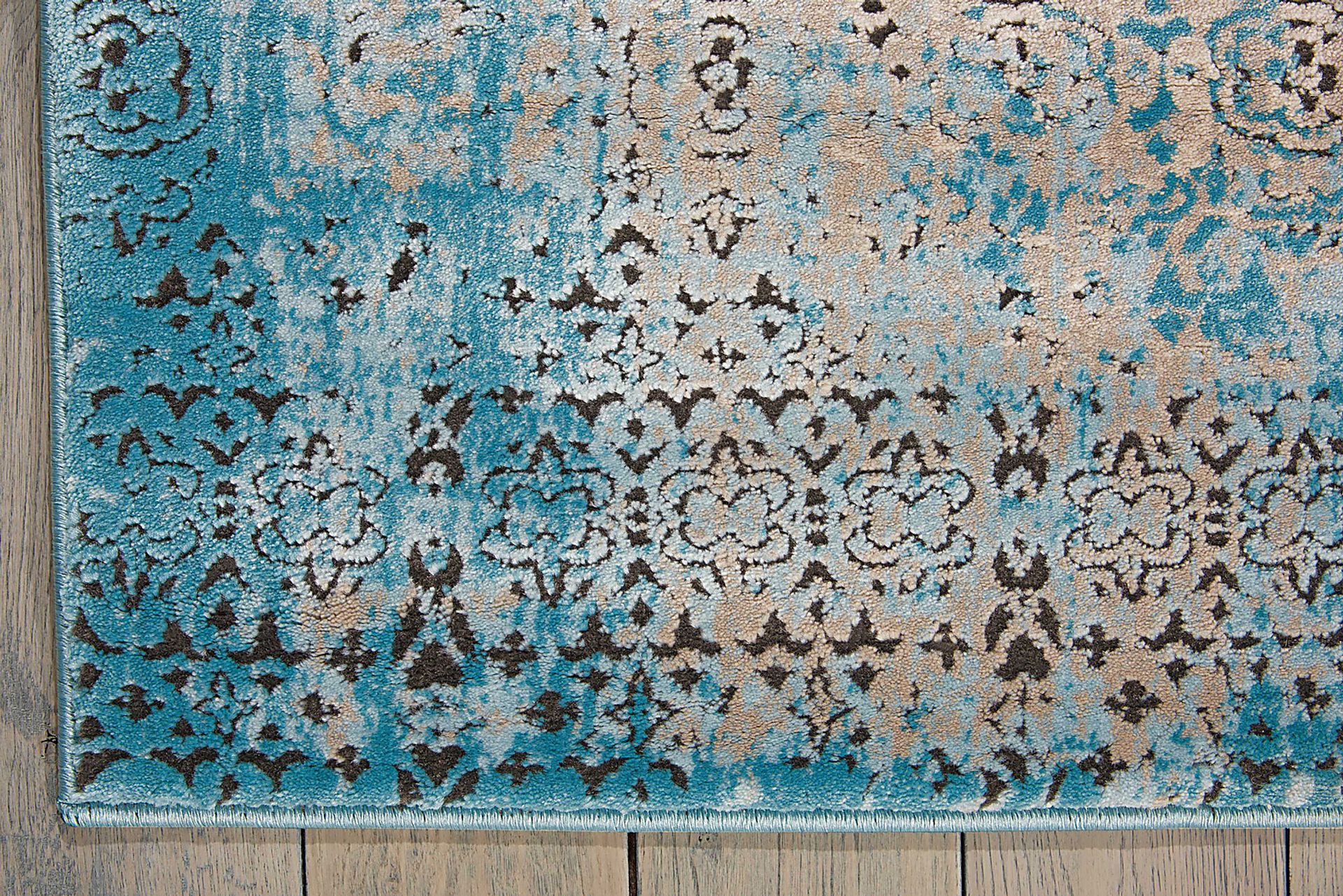 Konnie Blue 7'10 x 10'6 Rug - Image 2