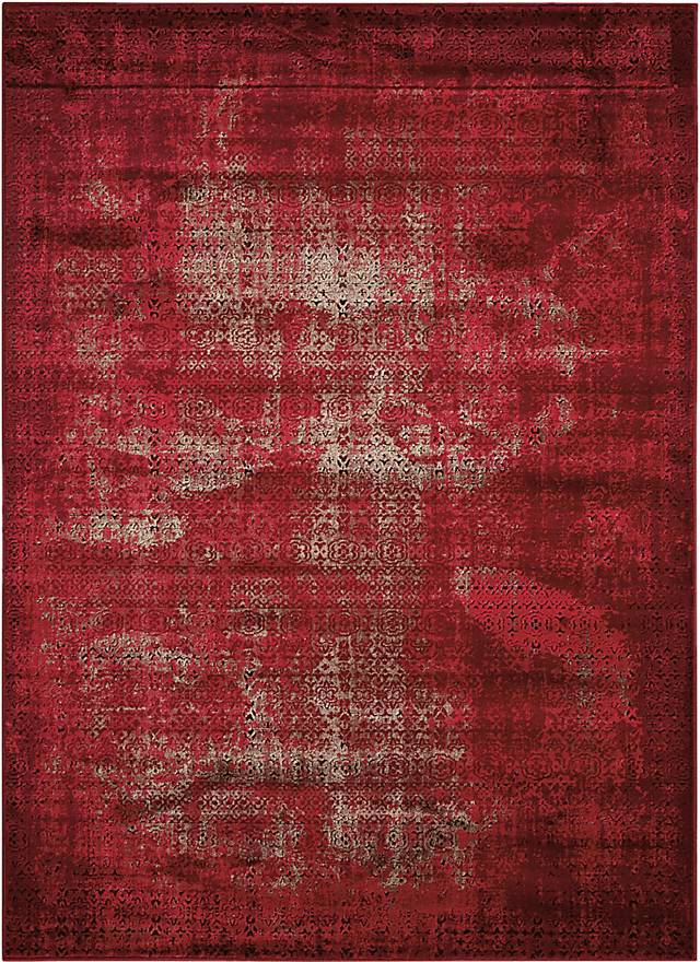 Konnie Red 5'3 x 7'4 Rug - Thumbnail - Image 1