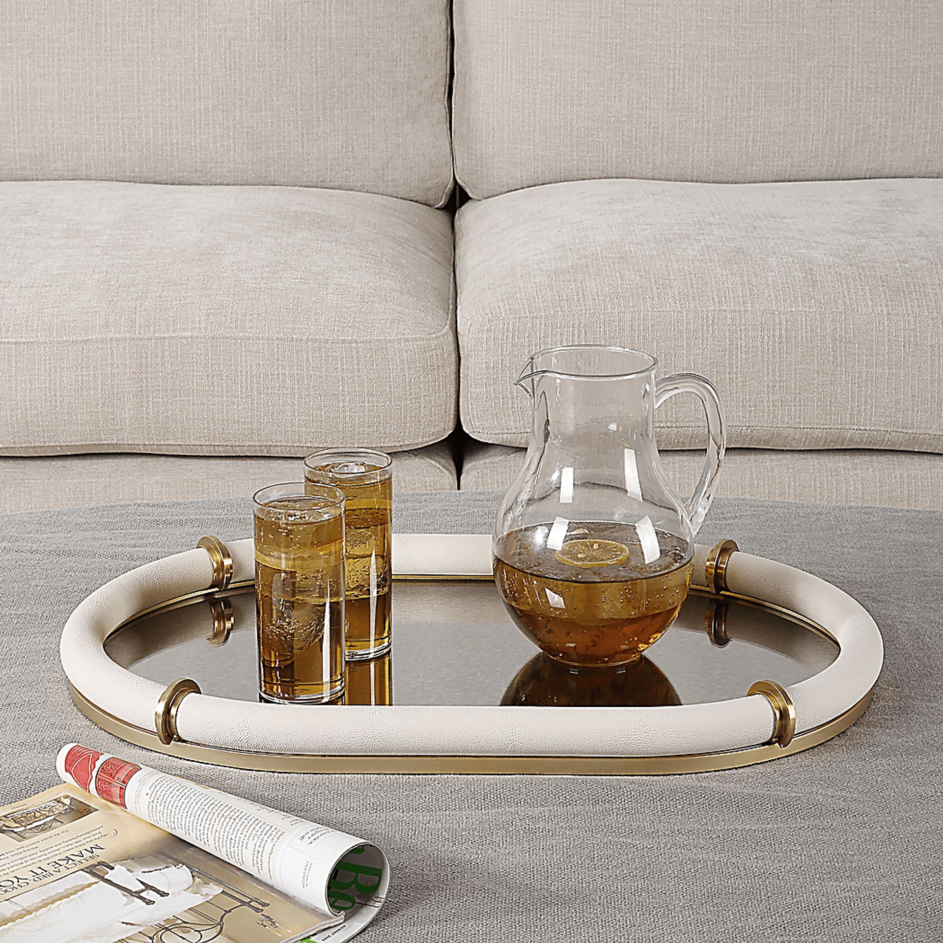 Konree White Tray - Image 2