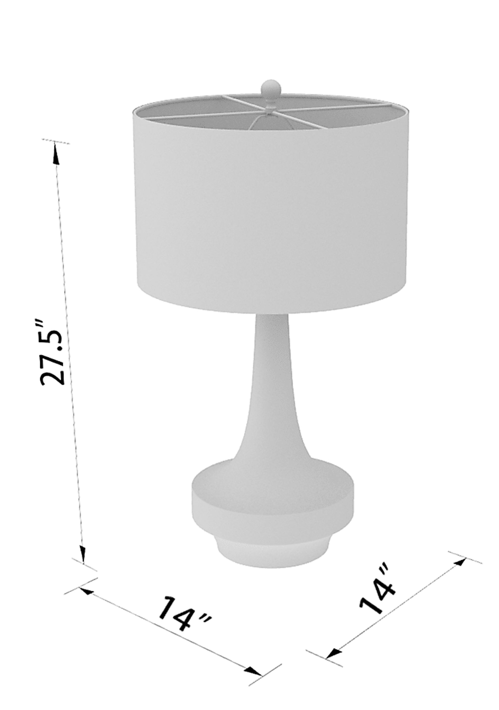 Kooyman Home Gray Lamp - Image 11