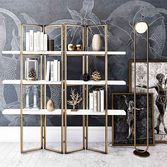 Kopella Brass Bookcase - Thumbnail - Image 7