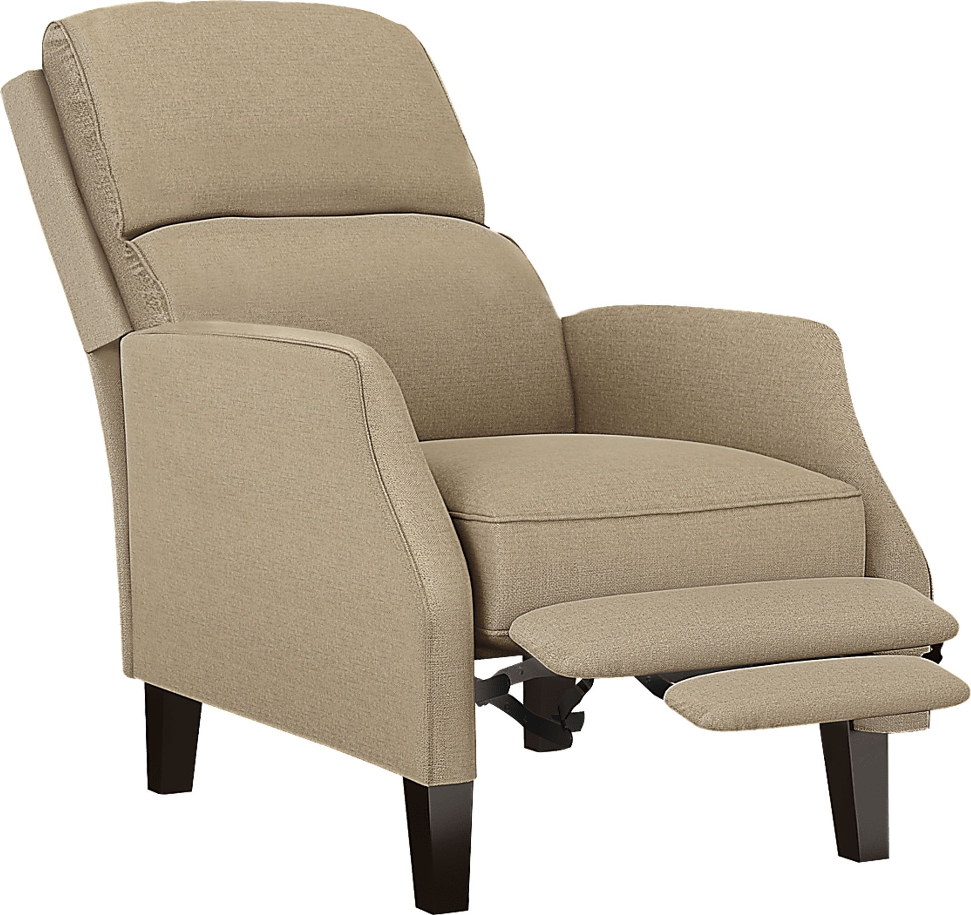 Kopp Street Beige Push Back Recliner - Image 2