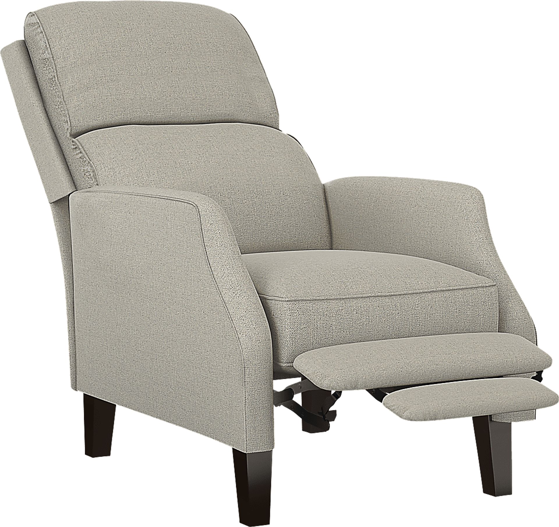 Kopp Street Taupe Push Back Recliner - Image 2