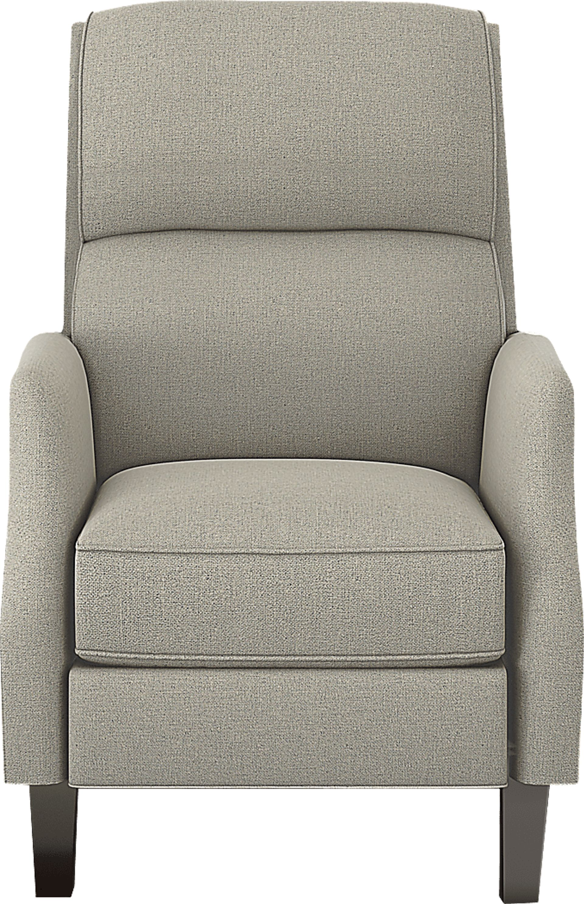 Kopp Street Taupe Push Back Recliner - Image 3