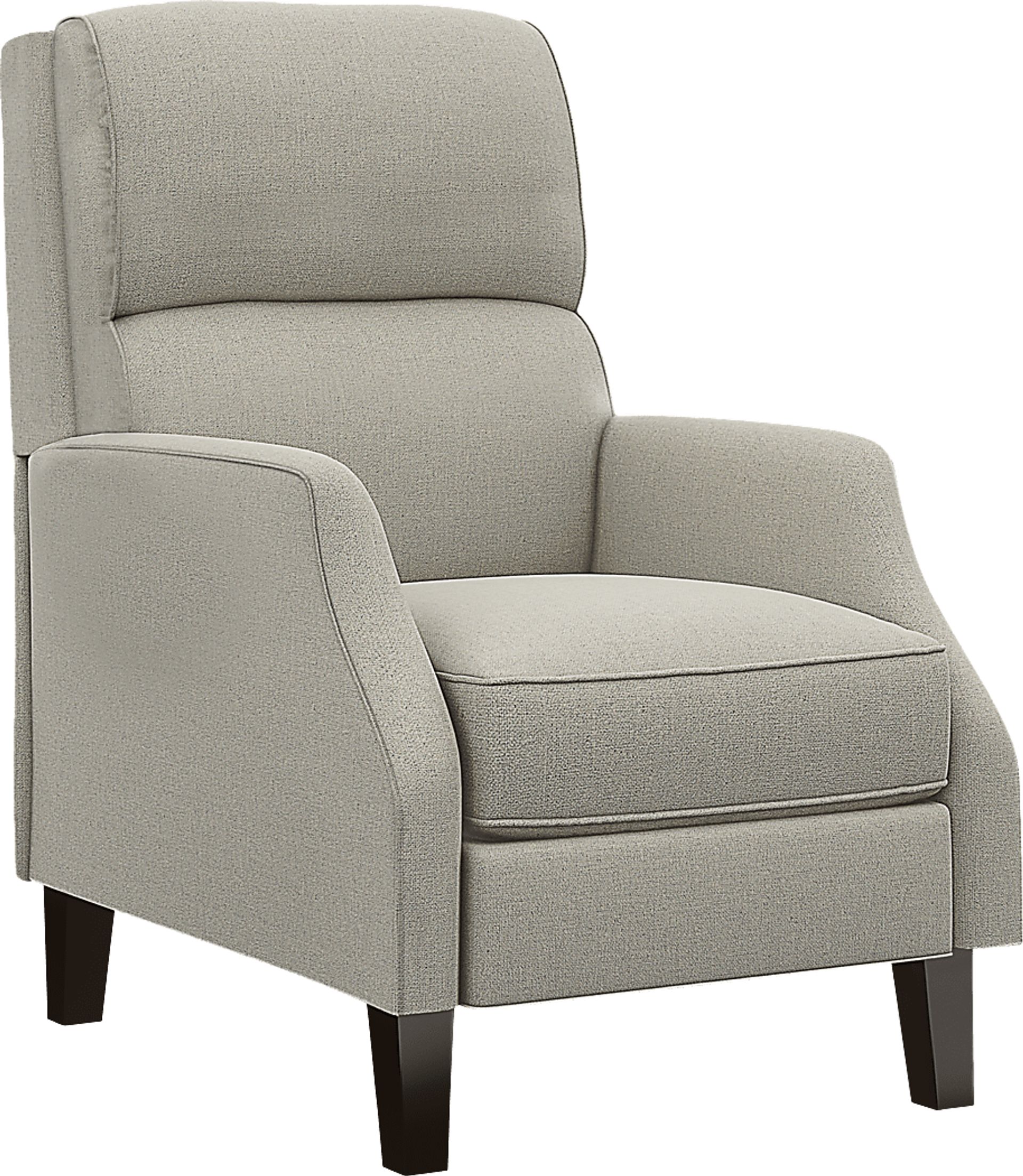 Kopp Street Taupe Push Back Recliner - Image 1
