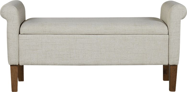 Korat Beige Storage Bench