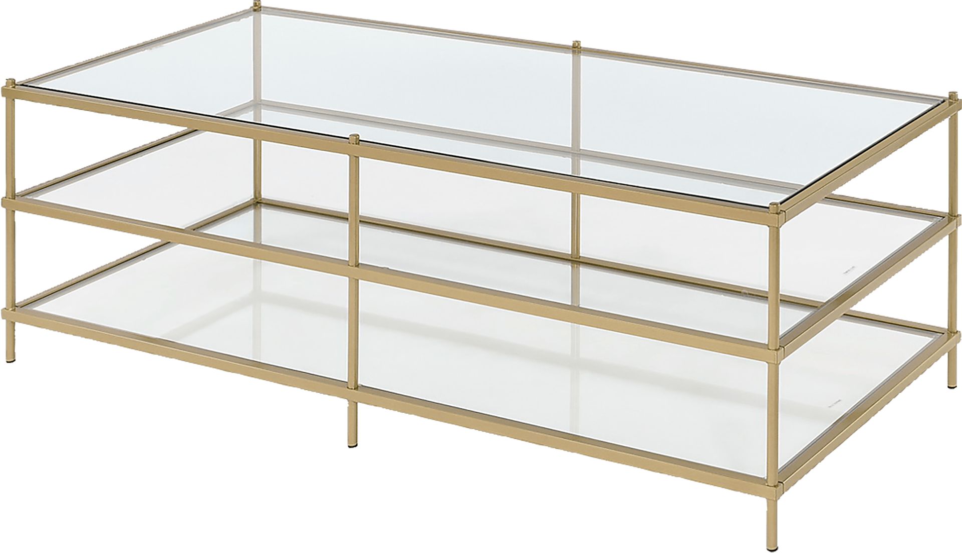 Korbena Gold Cocktail Table - Image 1