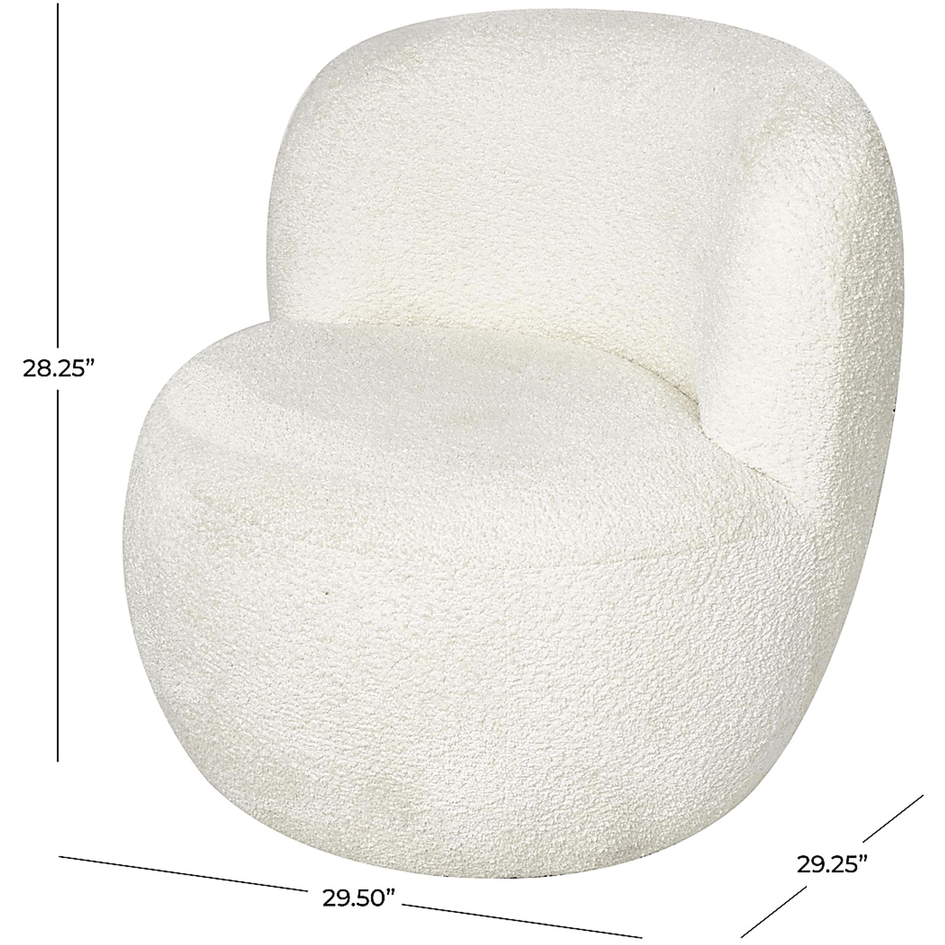 Korei White Accent Chair - Image 11