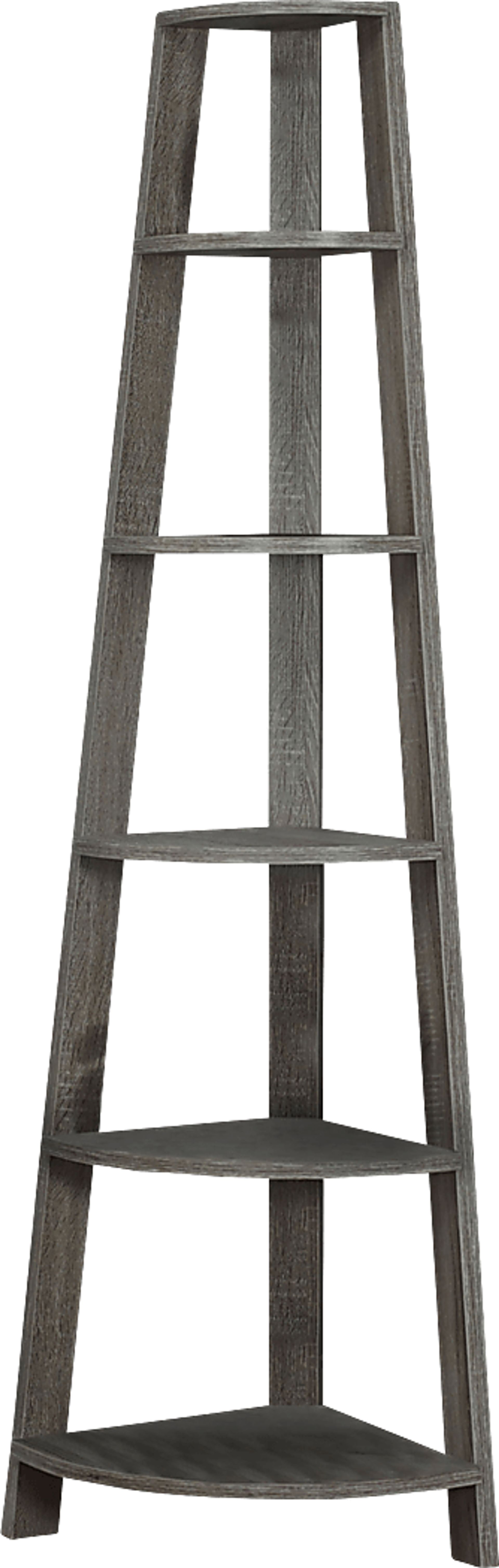 Korgan Taupe Bookcase - Image 1