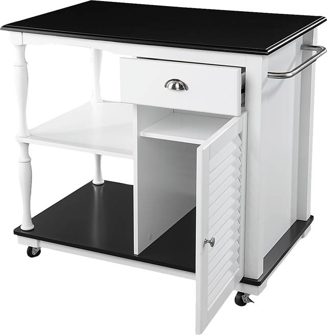 Kornmeyer White Kitchen Island - Thumbnail - Image 2
