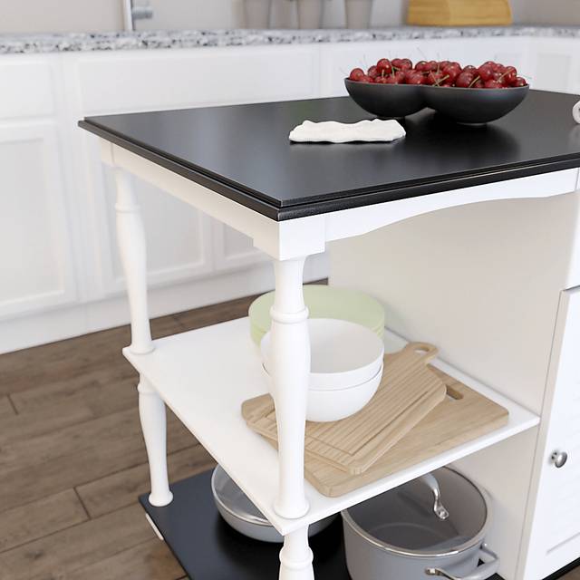 Kornmeyer White Kitchen Island - Thumbnail - Image 6