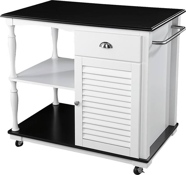 Kornmeyer White Kitchen Island - Thumbnail - Image 1