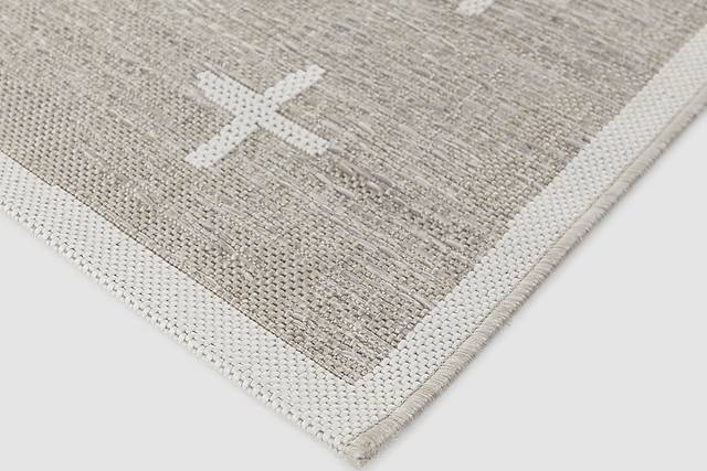 Korsa Tan 5'3 x 7 Indoor/Outdoor Rug - Thumbnail - Image 2