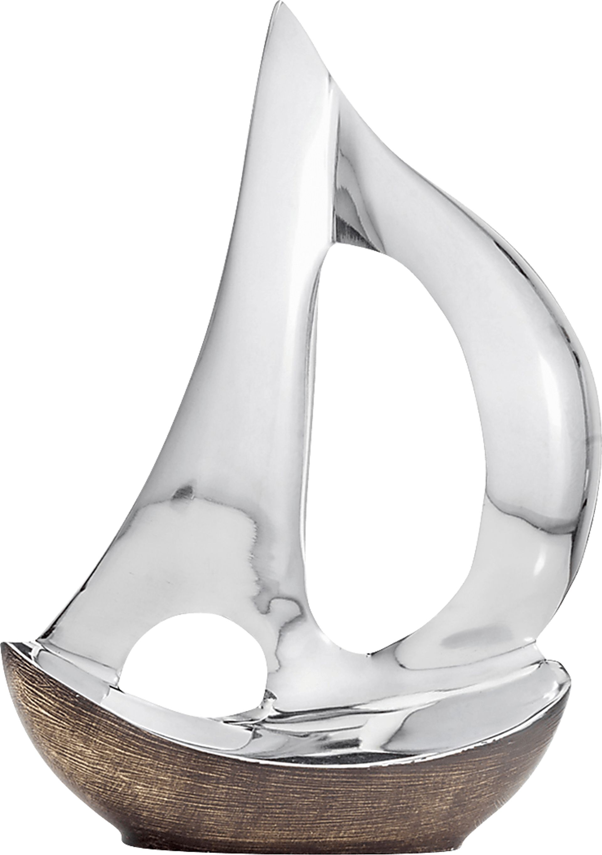 Korths Silver Sailboat Sculpture - Image 1