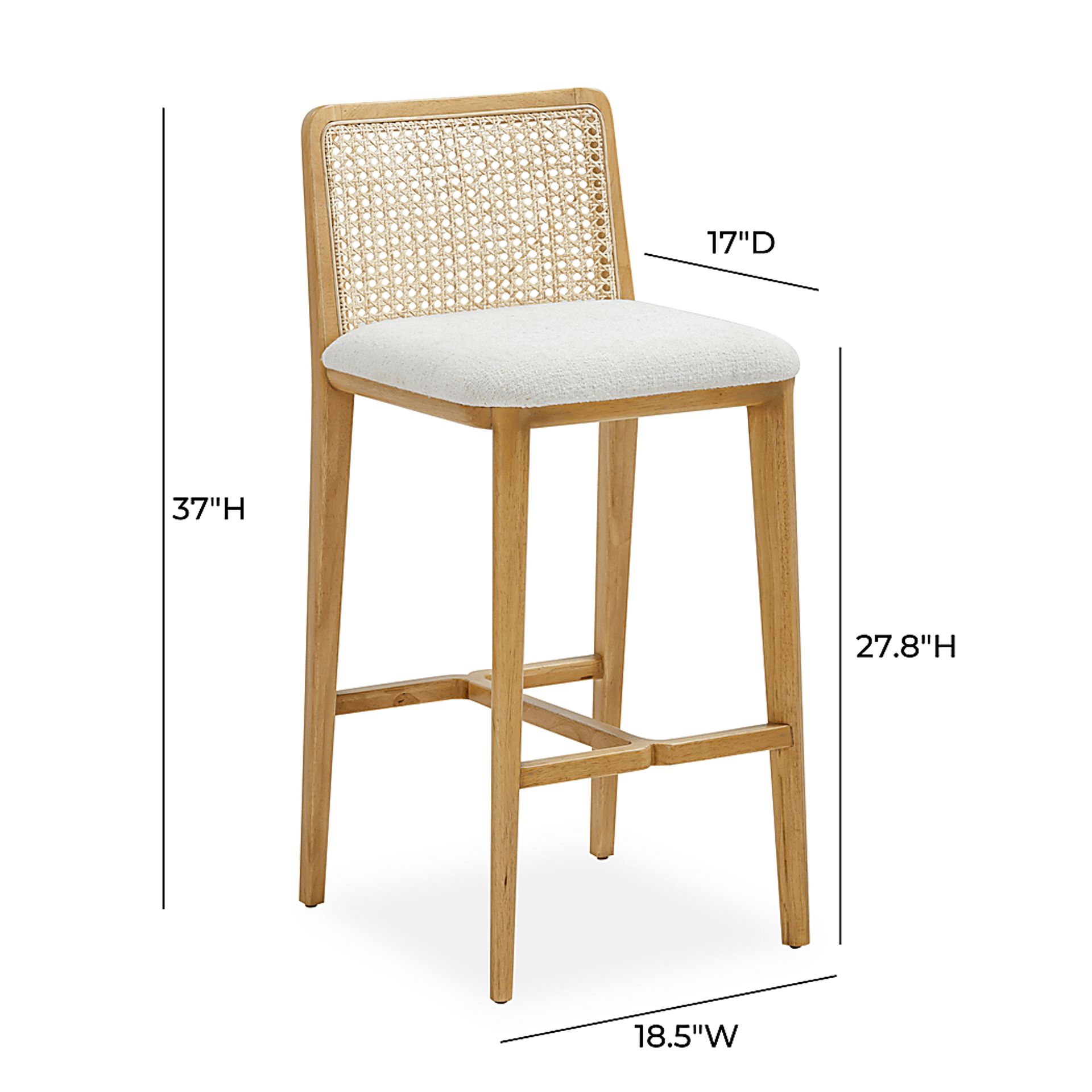 Kosciusko Natural Counter Height Stool - Image 6