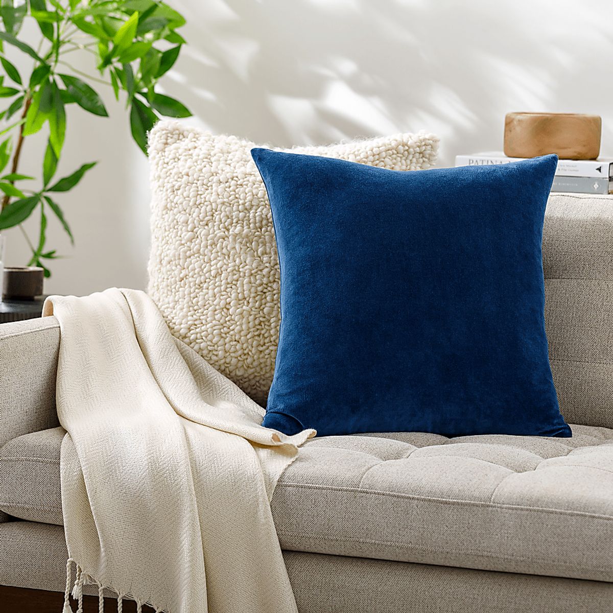 Kouri Blue Accent Pillow | Rooms to Go