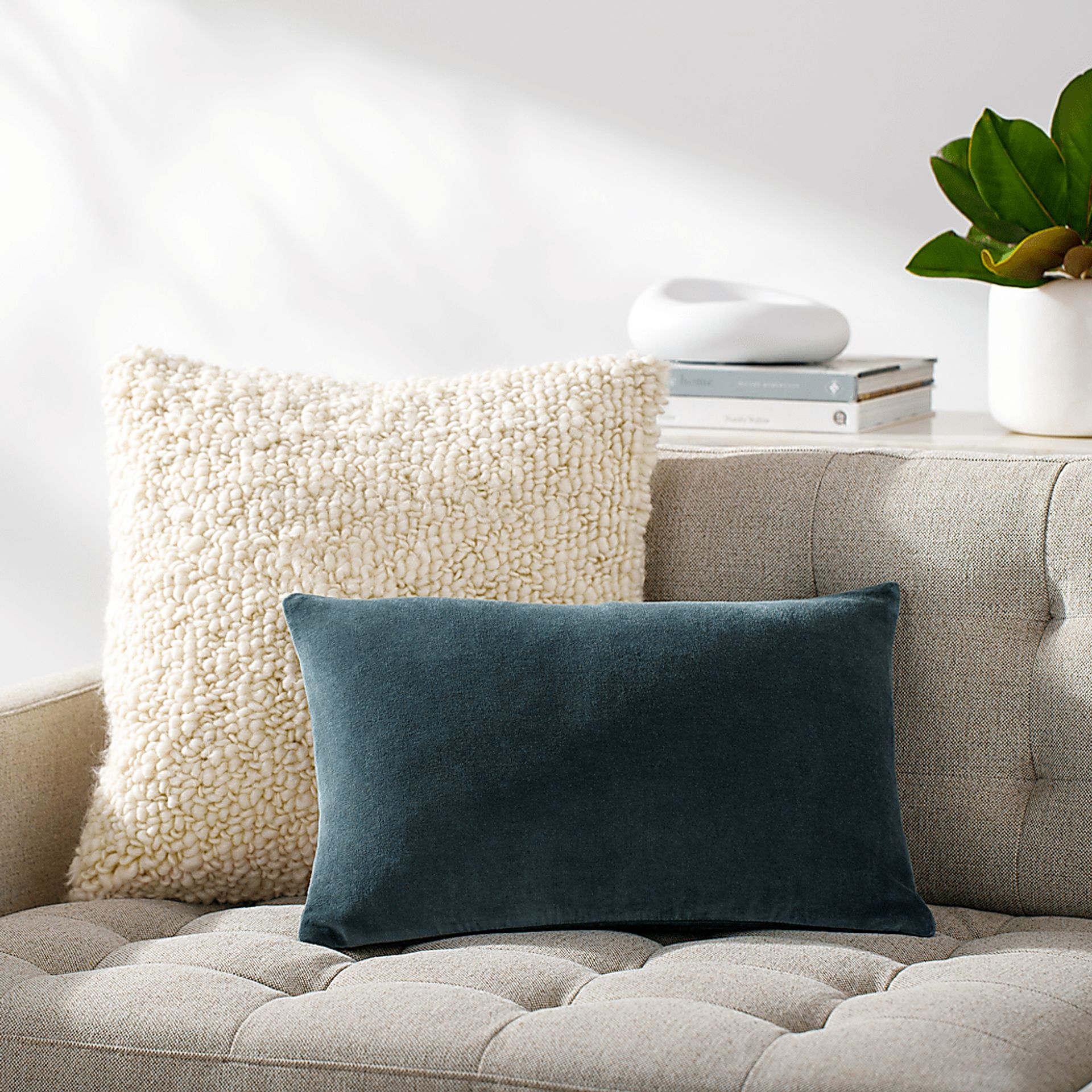 Kouri Gray Accent Pillow - Image 2