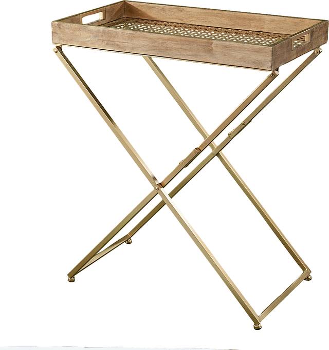 Kovenway Natural Side Table - Thumbnail - Image 1