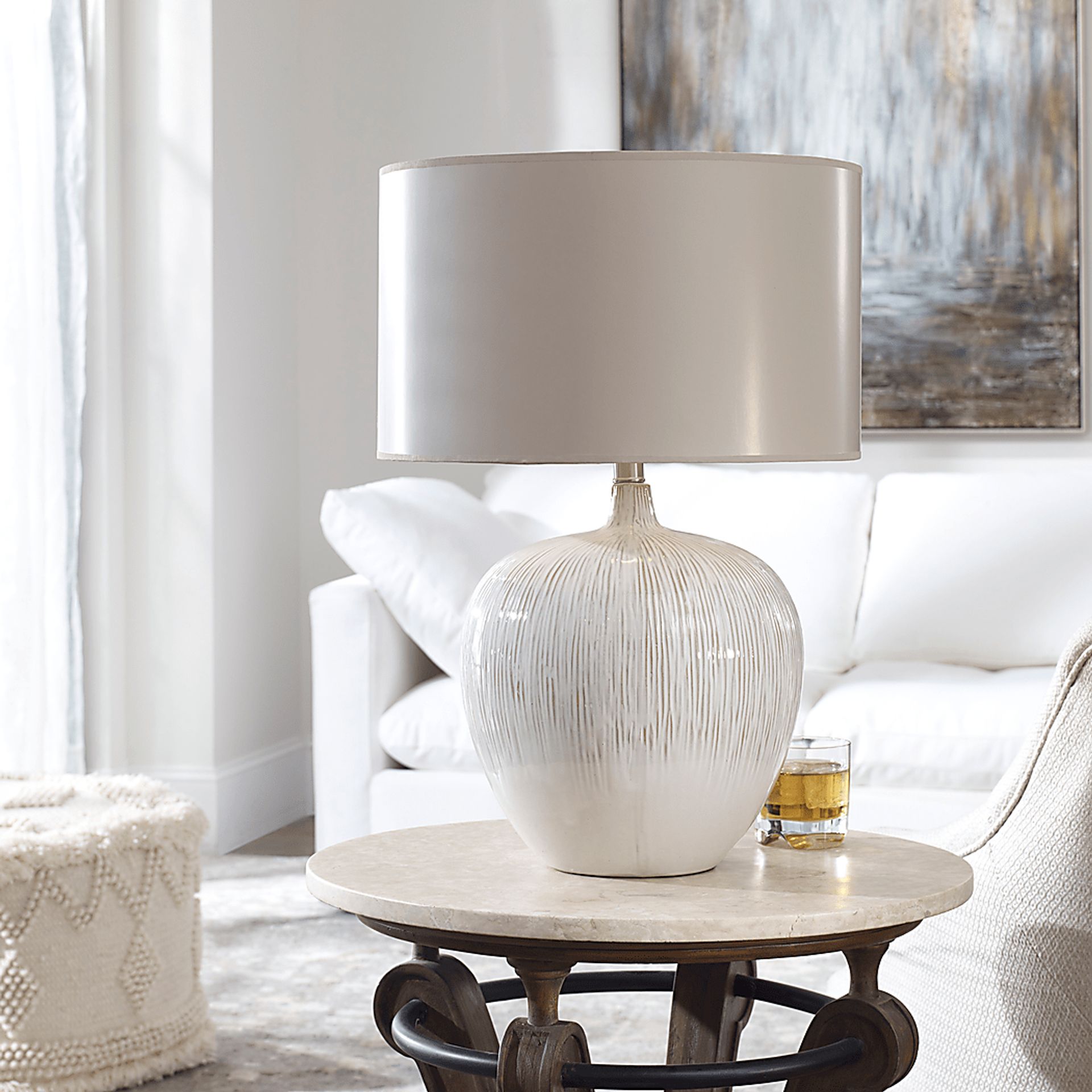 Kozy Cove Ivory Lamp - Image 3