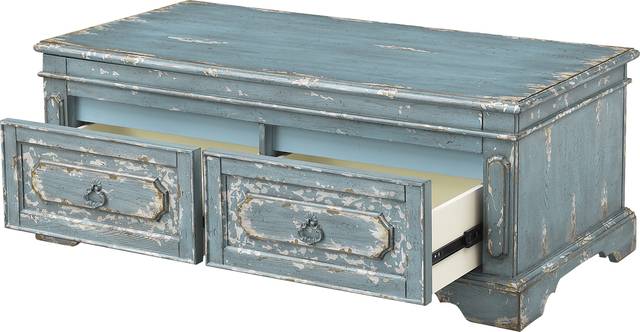 Kraddle Blue Cocktail Table - Thumbnail - Image 2