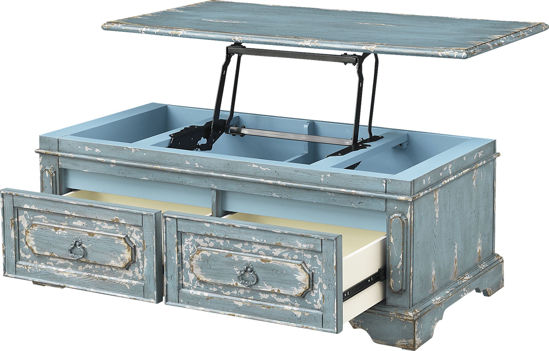 Kraddle Blue Cocktail Table - Image 5