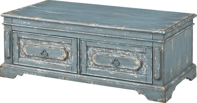 Kraddle Blue Cocktail Table - Thumbnail - Image 1