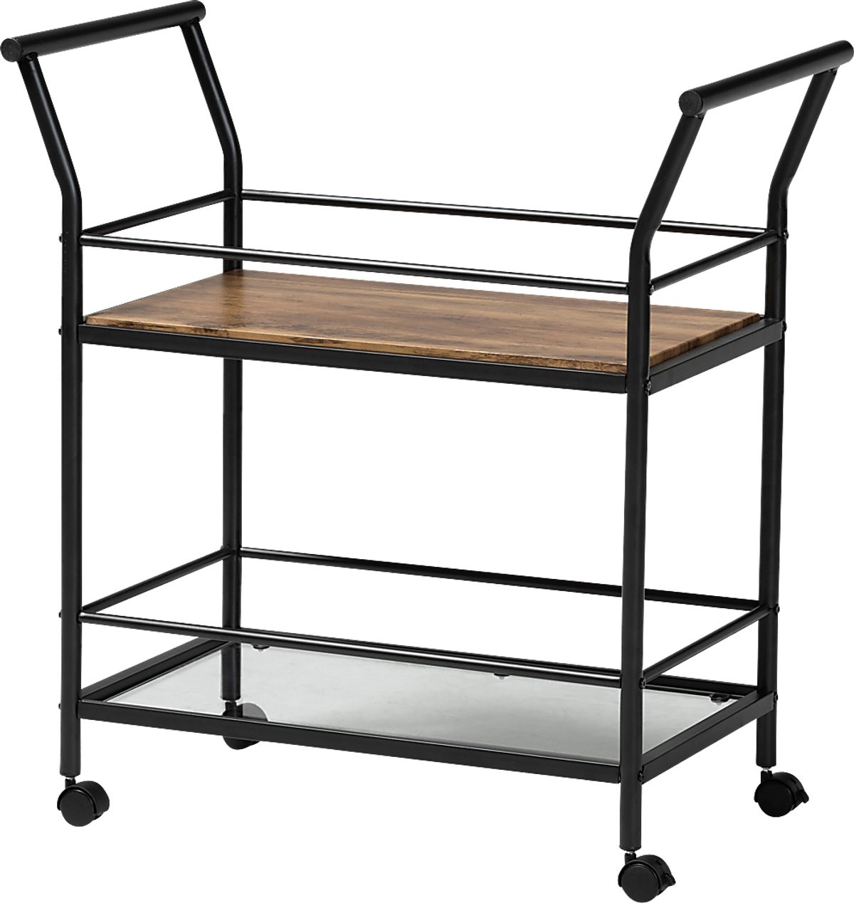 Kraeft Black Black,Colors Bar Cart Rooms to Go